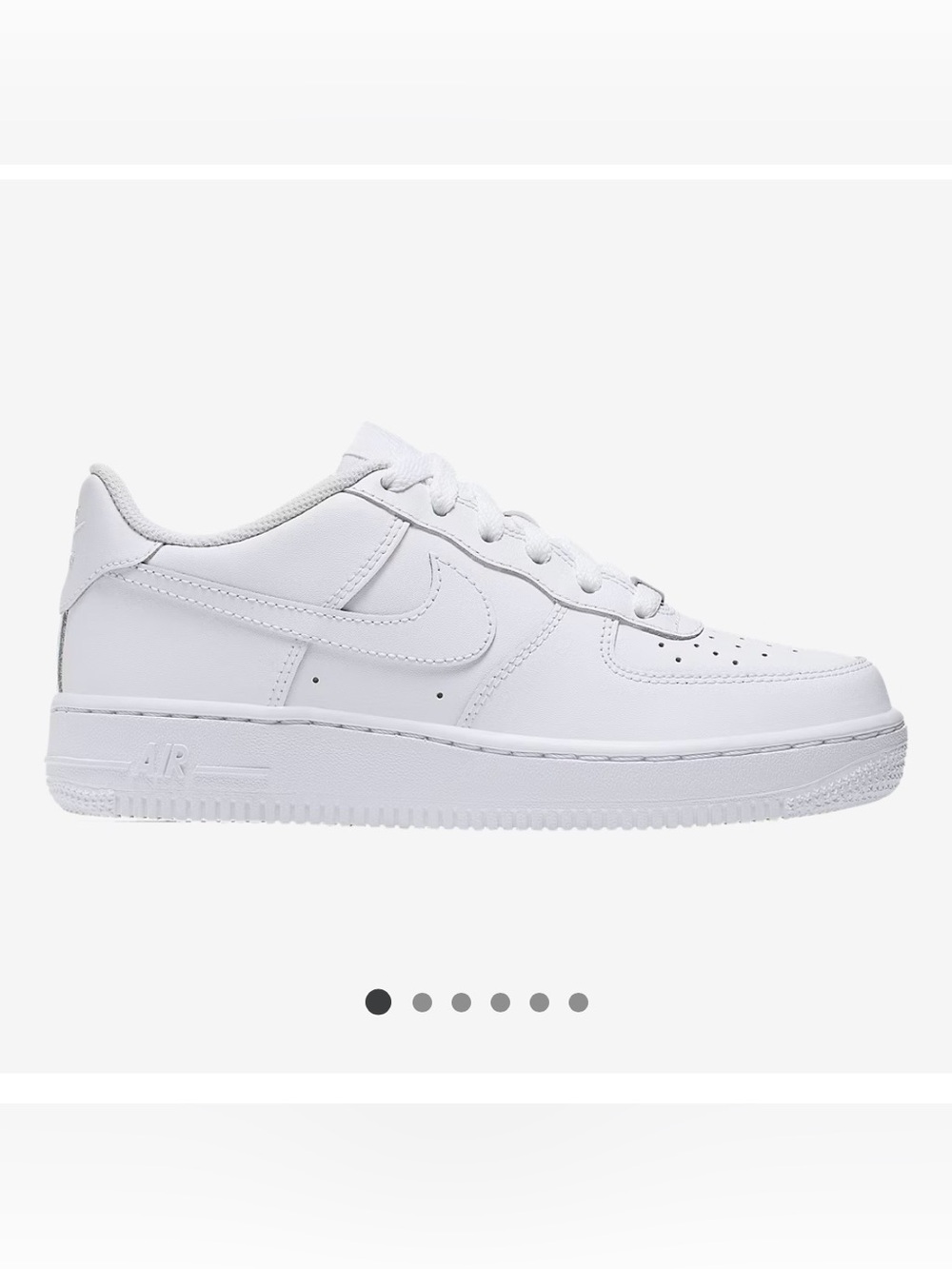 Nike Kids Air Force 1 Low - White